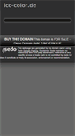 Mobile Screenshot of icc-color.de